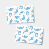 Medical mask pattern バッジ (正面＆裏面)