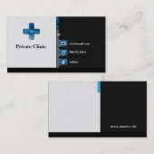 Medical Medicine私用医院の博士の救急処置 名刺 (正面/裏面)