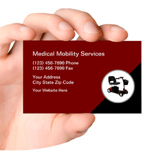 Medical Mobility Scooters名刺テンプレート 名刺