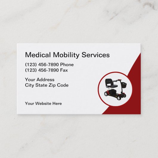 Medical Mobility Scooters名刺 名刺 (正面)