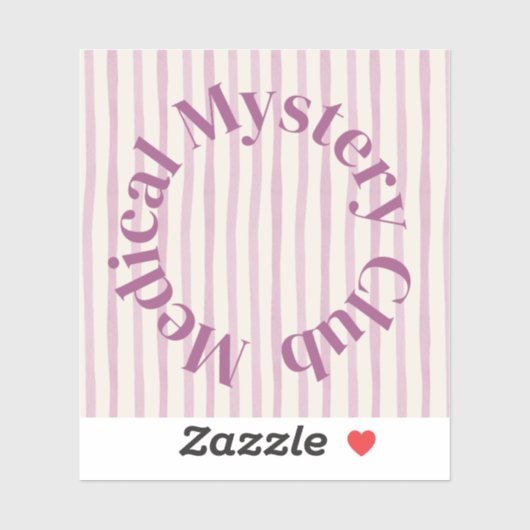 'Medical Mystery Club' Relatable Spoonie Sticker シール (シート)