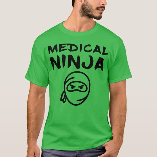 Medical Ninja Funny Future New Doctor Medic Gift g Tシャツ (正面)