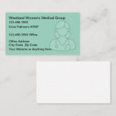 Medical Nurse Practitioner Business Cards 名刺 (正面/裏面)