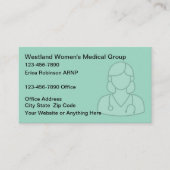 Medical Nurse Practitioner Business Cards 名刺 (正面)