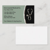 Medical Office Doctorの名刺モダン 名刺 (正面/裏面)