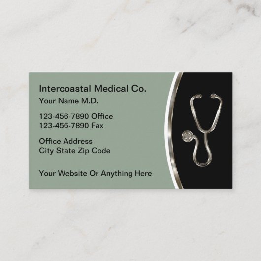 Medical Office Doctorの名刺モダン 名刺 (正面)