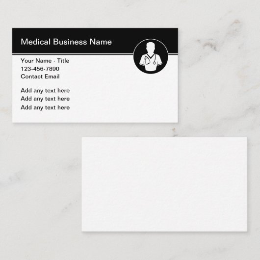 Medical Office Doctorの名刺 名刺 (正面/裏面)
