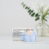 Medical Physical Therapy Services Business Cards 名刺 (スタンド正面)