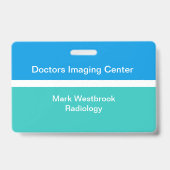 Medical Radiology Lab社員ID名バッジ バッジ (裏面)