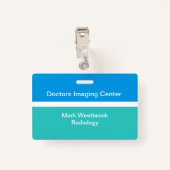 Medical Radiology Lab社員ID名バッジ バッジ (裏面クリップ)
