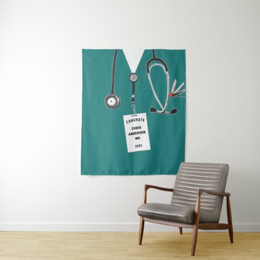 Medical School Doctor Graduation Banner Tapestry タペストリー (インサイチュ)