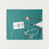 Medical School Doctor Graduation Banner Tapestry タペストリー (正面(横))