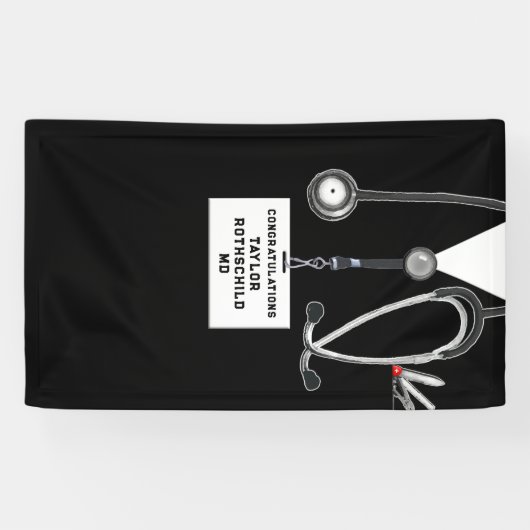 Medical School Graduation 横断幕 (横)