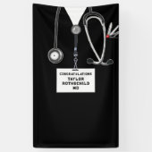 Medical School Graduation 横断幕 (縦)