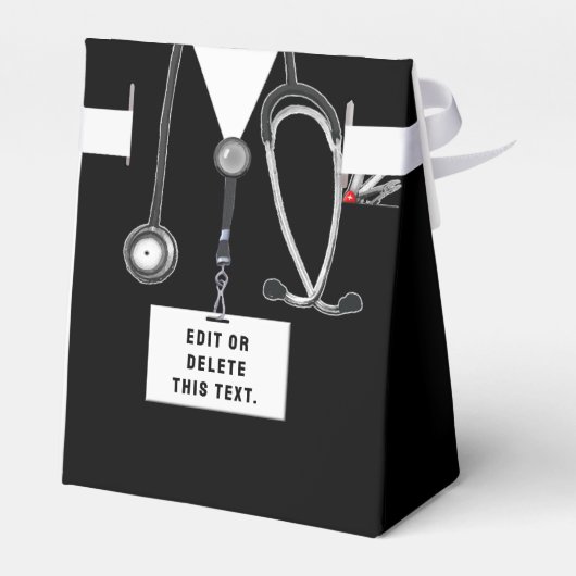Medical School Graduation Favor Box フェイバーボックス (裏面サイド)