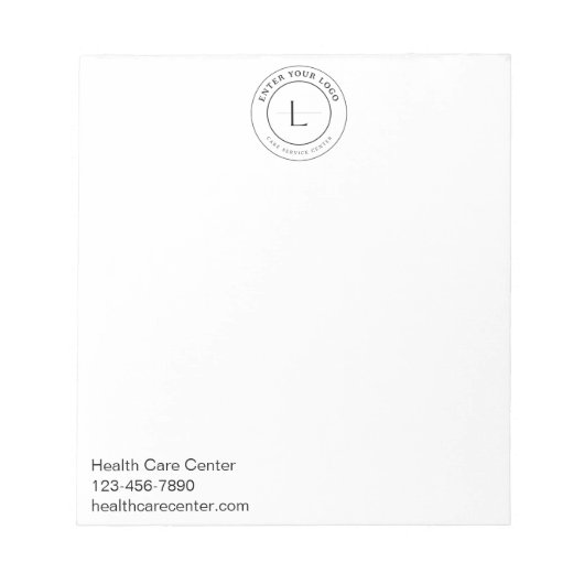 Medical stuff Doctor Nurses helpining ノートパッド (正面)