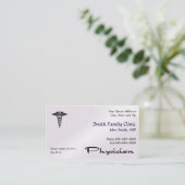 Medical Symbol医者の博士の名刺 名刺 (スタンド正面)