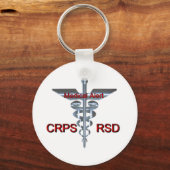 Medical Symbol - CRPS RSD Medical Alert キーホルダー (正面)
