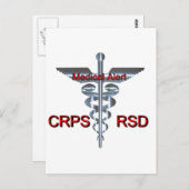 Medical Symbol - CRPS RSD Medical Alert ポストカード (正面/裏面)