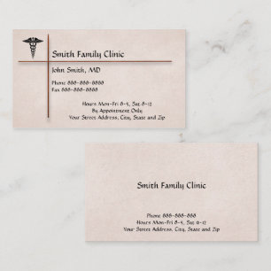 Medical Symbol Physician博士の名刺 名刺