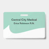 Medical Theme Budget Modern Staff Name Badges バッジ (裏面)
