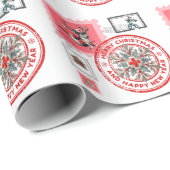 Medical-Themed Christmas Stamps and Holiday Clipar ラッピングペーパー (ロールコーナー)