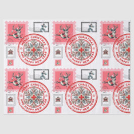 Medical-Themed Christmas Stamps and Holiday Clipar 薄葉紙