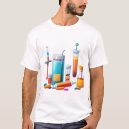 Medical Tools Cartoon Tee Tシャツ