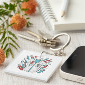 Medical Vial Keychain – Nurse & Doctor Gift キーホルダー (正面右)