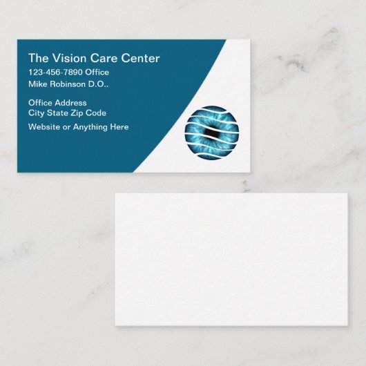 Medical Vision Care Eye Theme 名刺 (正面/裏面)