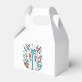 Medical Wrapping Paper – Syringe & Vial Art フェイバーボックス (裏面サイド)