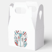 Medical Wrapping Paper – Syringe & Vial Art フェイバーボックス (オープン)