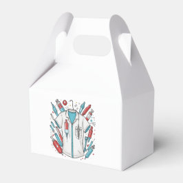 Medical Wrapping Paper – Syringe & Vial Art フェイバーボックス