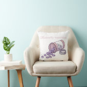 Medically Regulated Cute Pink Pill Bottle Girly クッション (椅子)