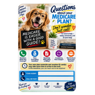 Medicareクライアント冷蔵庫マグネット | リテンション マグネット