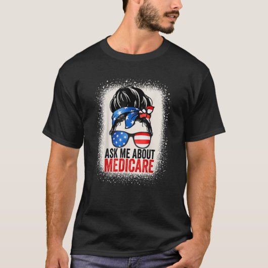 Medicare頼 Insurance Agent Broker Salesについて Tシャツ (正面)