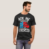 Medicare頼 Insurance Agent Sales Marketについて Tシャツ (正面フル)
