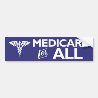 「Medicare for All」ヘルスケアのバンパーステッカー バンパーステッカー