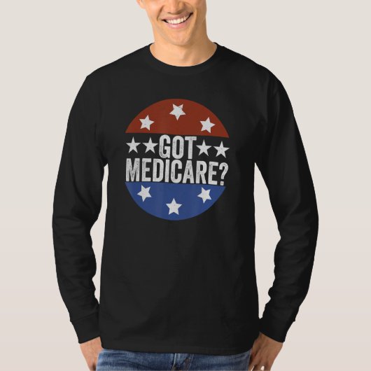 Medicare for All Insurance Agent Broker Sales Mark Tシャツ (正面)
