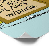 Medicare Joke Cartoon by Ric Leonard Poster ポスター (角)