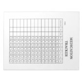 Medication Tracker Log Book ノートパッド (正面)