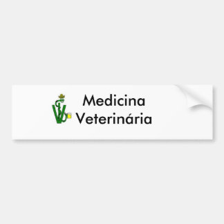 Medicina veterinária バンパーステッカー