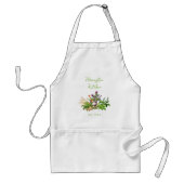 Medicinal Herbs Year Established Kitchen Apron スタンダードエプロン (正面)