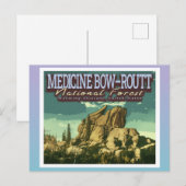 MEDICINE BOW - ROUTT - WYOMING – コロラド州（アメリカ） ポストカード (正面/裏面)