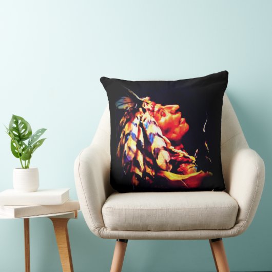 Medicine Man Throw Pillow クッション (椅子)