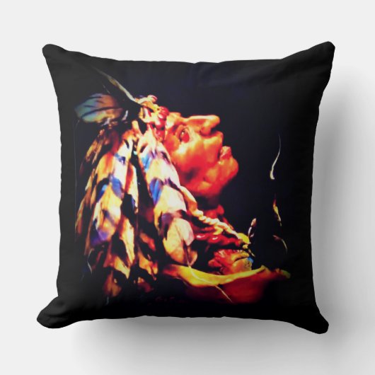 Medicine Man Throw Pillow クッション (正面)