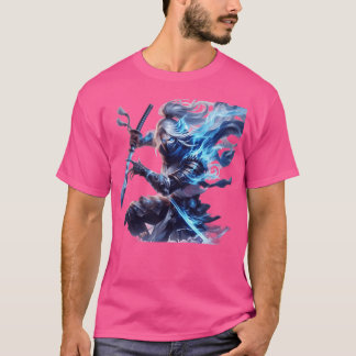 Medieval anime sword fighter funny tシャツ