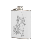 Medieval archer on horseback フラスク (左)