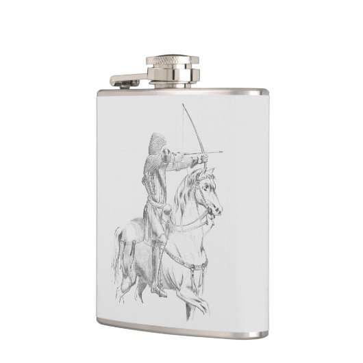 Medieval archer on horseback フラスク (左)