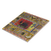 MEDIEVAL BESTIARY,BLACK HEDGEHOG KING and ANIMALS  タイル (側面)